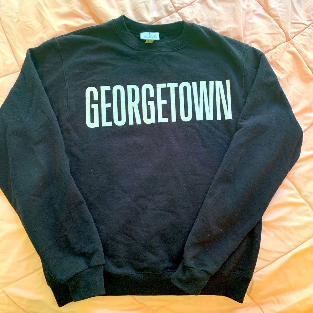 Georgetown crew neck sweatshirt size S